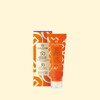 COLLISTAR - SOLARI - CREMA VISO ABBRONZANTE PROTETTIVA SPF50 + STICK LABBRA SPF30