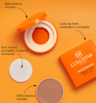 COLLISTAR - MEDITERRANEA - FONDOTINTA COMPATTO SOLARE SPF 15 REFILL